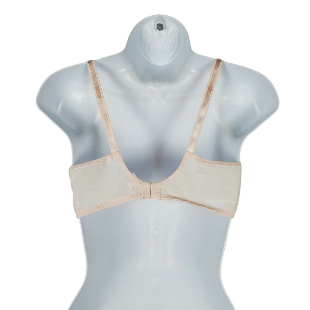 Warners® No Side Effects® Wireless with Mesh Bra Size 34C Adjustable Straps NEW - Picture 4 of 11